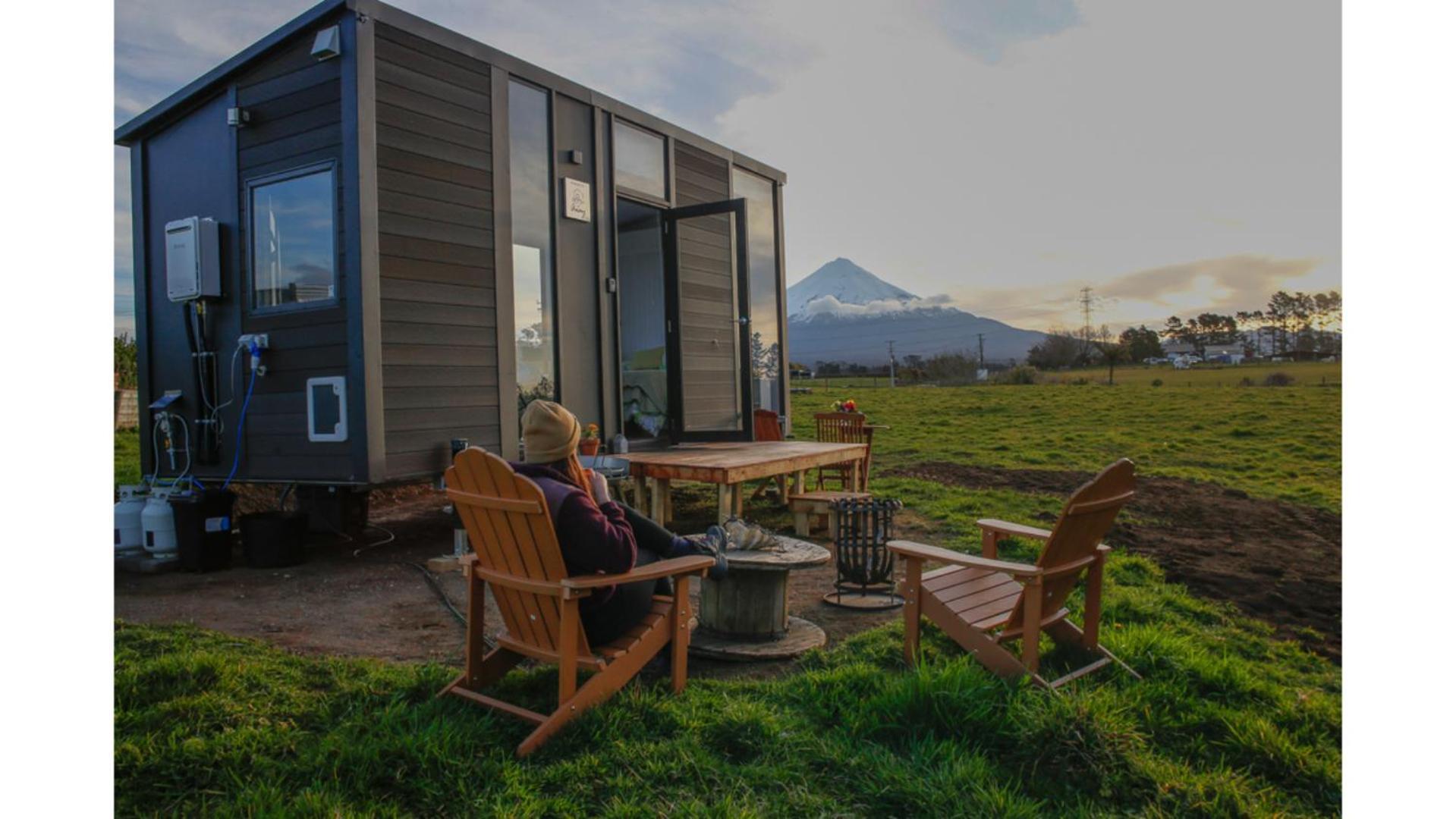 Taranaki Creekside Kea By Tiny Away Villa Stratford Exterior foto